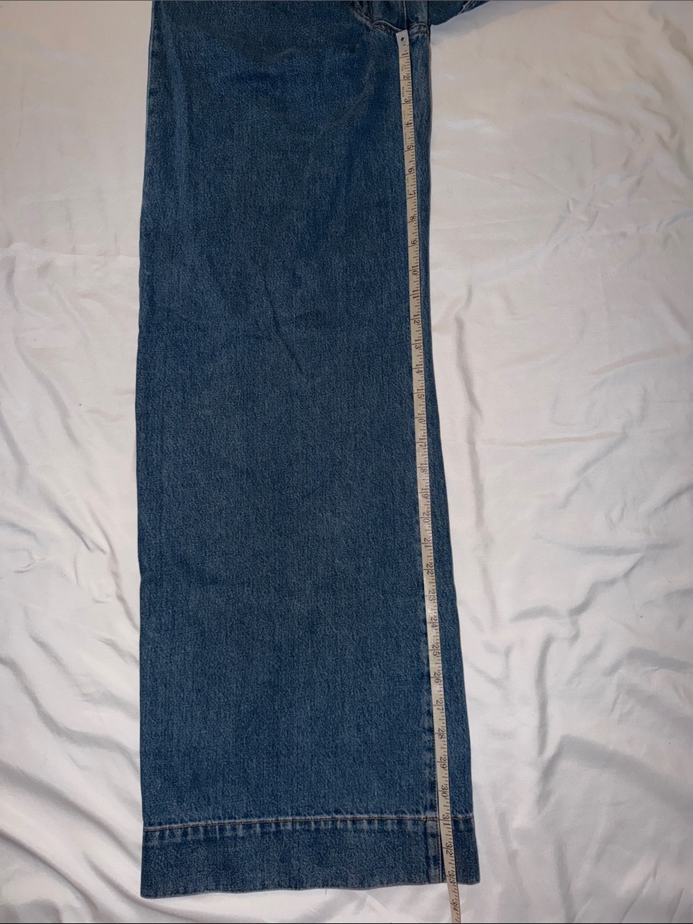 THE ROW Edna Indigo Wide Leg Jean, size 8 - Picture 14 of 16